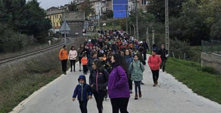 Valdeolea march para visibilizar la parlisis cerebral