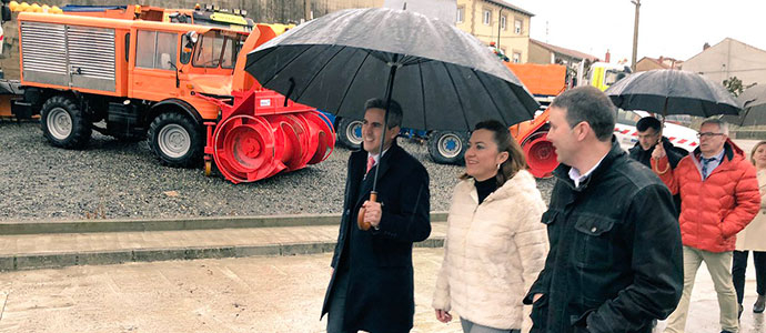 Valdeolea, protagonista de la coordinacin de la vialidad invernal del Estado en Cantabria y Castilla y Len  