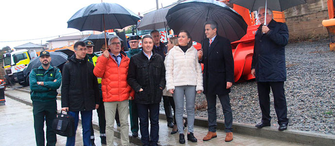 Valdeolea, protagonista de la coordinacin de la vialidad invernal del Estado en Cantabria y Castilla y Len  