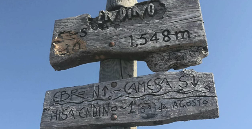 Vandalismo contra las seales de los senderos campurrianos
