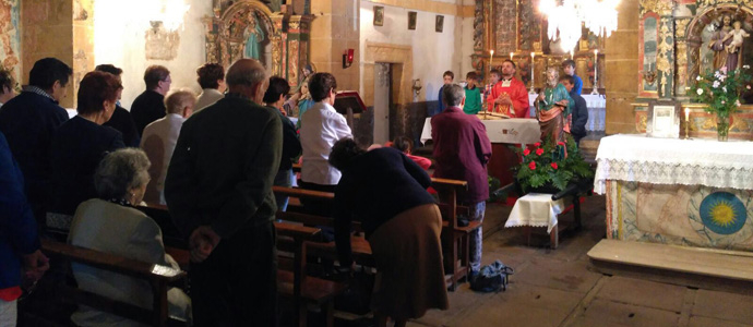 Los vecinos de Castrillo del Haya festejaron a San Pedro