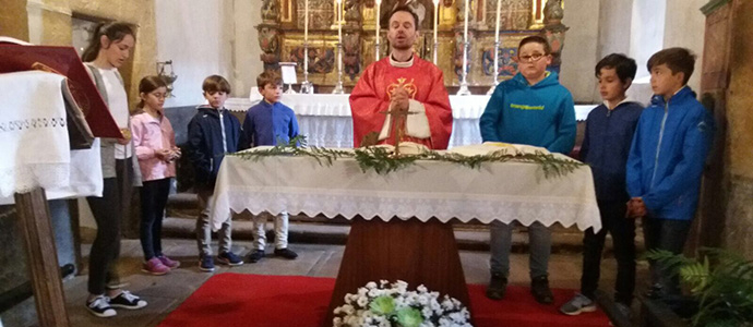 Los vecinos de Castrillo del Haya festejaron a San Pedro