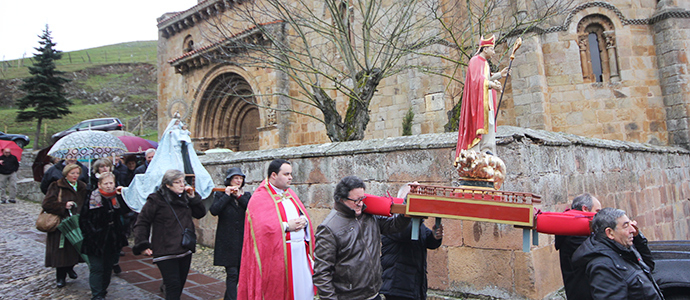 Los vecinos de Cervatos celebran San Blas