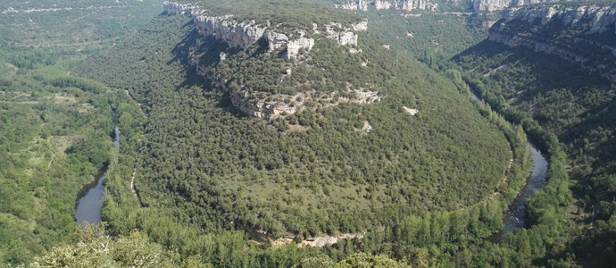 Los vecinos de Proao recorrieron el Can del Ebro