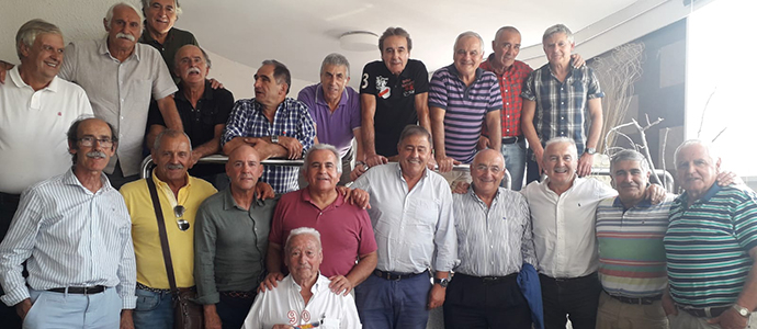 Los veteranos del Naval celebraron una nueva comida de hermandad