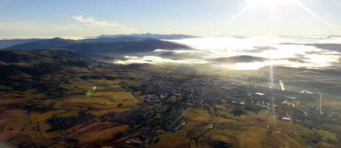 Viaje en globo por Campoo