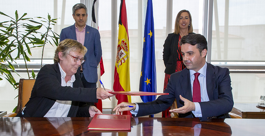 Vicepresidencia e ICAF firman el acuerdo que pone a disposicin de las empresas culturales una financiacin de 500.000 euros