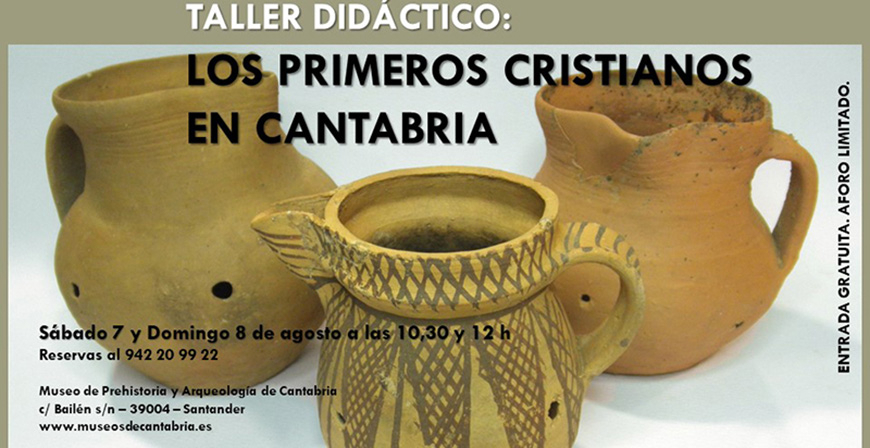 Vicepresidencia organiza este fin de semana en el MUPAC talleres infantiles sobre los primeros cristianos en Cantabria