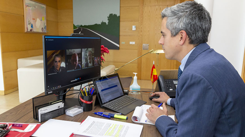 El vicepresidente de Cantabria y el rector de la UC confirman que el curso concluir de forma no presencial