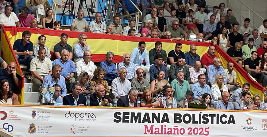 Vctor Gonzlez, campen de Espaa de bolo palma