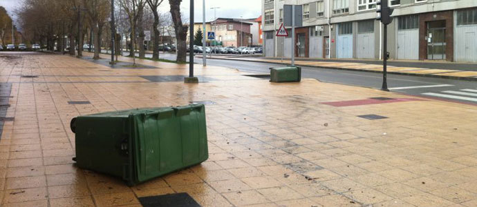 El viento causa varios destrozos en Campoo
