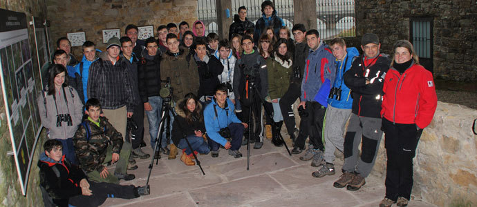 Visita escolar al Centro Ornitolgico del Embalse del Ebro