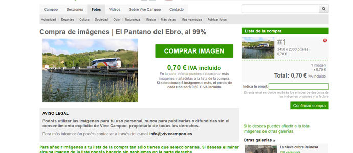 Vive Campoo pone en marcha un nuevo servicio de descarga de fotos