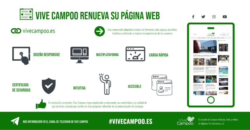 Vive Campoo renueva su pgina web