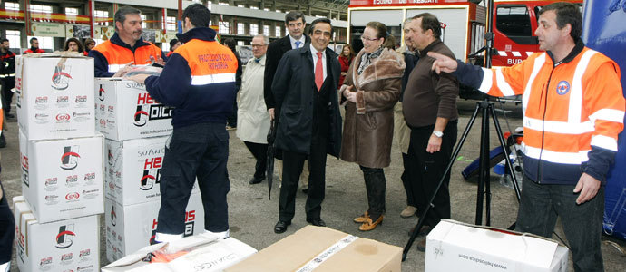 Los voluntarios de Proteccin Civil de Reinosa y Yuso reciben nuevo material