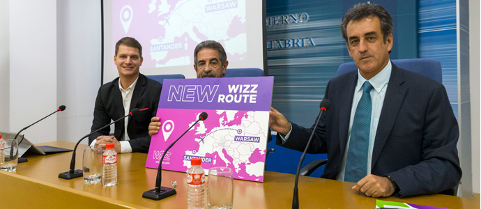 Wizz Air conectar Santander con Varsovia 