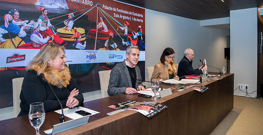 La XXII Gala del Folclore Cntabro se celebrar el 1 de marzo en la sala Argenta del Palacio de Festivales de Cantabria