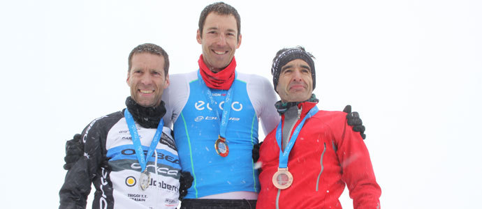 Zalakain y Gaztaaga, campeones de Espaa de Triatln de Invierno