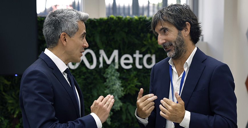 Zuloaga aborda con responsables de Meta los ltimos avances en tecnologa inmersiva