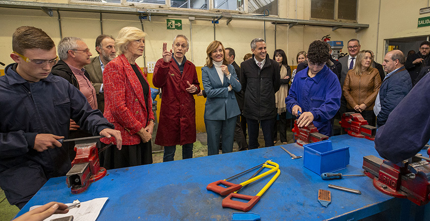 Zuloaga y Alegra destacan la apuesta por la FP para impulsar el acceso de los jvenes al mercado laboral 