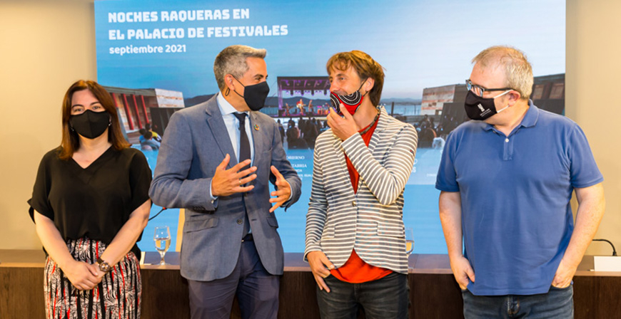 Zuloaga presenta la II edicin de las Noches Raqueras en el Palacio de Festivales que arranca el da 3 de septiembre