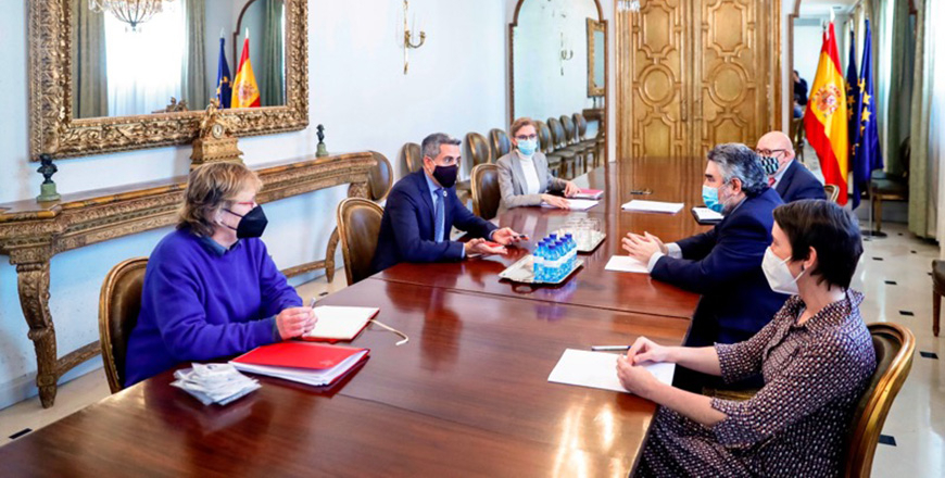 Zuloaga y Rodrguez Uribes abordan el proyecto del Centro de Categora 2 de Arte Rupestre de la UNESCO que 
