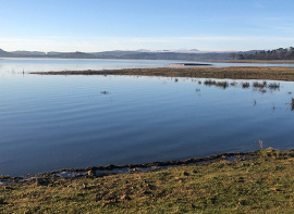 El Embalse del Ebro est al 63% de su capacidad y dobla la cantidad de agua que retena el ao pasado en febrero