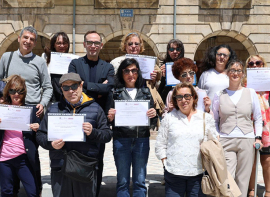 Concluyen su formaci�n las 14 alumnas y alumnos del taller de empleo de Atenci�n Sociosanitaria a Personas Dependientes en Instituciones Sociales 