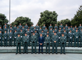 65 nuevos agentes de la Guardia Civil  se incorporan hoy en Cantabria, de los cuales 5 en Reinosa y 1 en Polientes