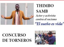 El actor y activista Thimbo Samb participa este mi�rcoles en la Primavera Cultural