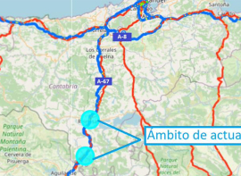 Adjudicada por más de 8 millones de euros la rehabilitación del firme de la A67 entre Reinosa y Mataporquera