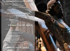 Aguilar de Campoo celebrar tres procesiones en Semana Santa