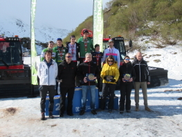 Aiara Garaialde y Rodrigo Azabal, campeones de Espa�a de Triatl�n de Invierno en Reinosa