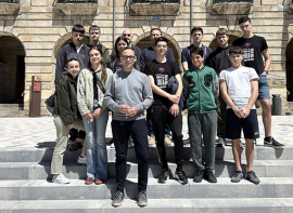 Los alumnos de 1� de Bachillerato del IES Montesclaros ganan el I Concurso del Hormig�n del Colegio Oficial de Arquitectura T�cnica de Cantabria