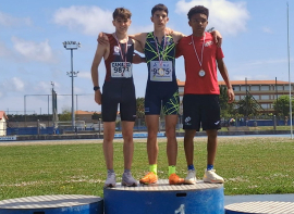 El atleta campurriano Mart�n Fern�ndez D�ez logra tres podios en el Campeonato de Cantabria Sub-16