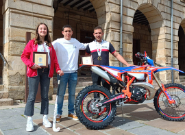El Ayuntamiento de Reinosa felicita a Alexis Fernndez y Marina Barriuso por sus xitos deportivos 