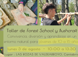 El Ayuntamiento de Las Rozas de Valdearroyo organiza un Taller de Forest School y Bushcraft 