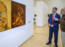 La Biblioteca Central de Cantabria acoge la exposici�n de pintura sobre la obra de Faustino Cuevas