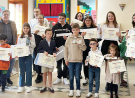 La Biblioteca Snchez Daz entrega los premios de los concursos de Marcapginas y Literatura en Tres Lneas