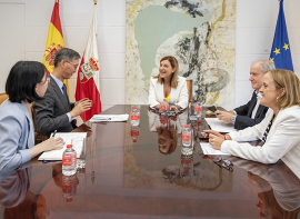 Buruaga presenta al embajador chino en Espa�a 