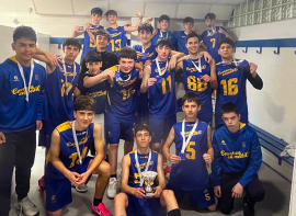 Los cadetes de baloncesto de Enmedio ganas todos los partidos y se alzan con el campeonato de Liga de Tercera Divisi�n