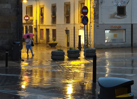 Campoo, en aviso naranja por lluvia
