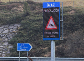 Campoo estar en aviso amarillo por viento este jueves y se esperan rachas de 80 km/h
