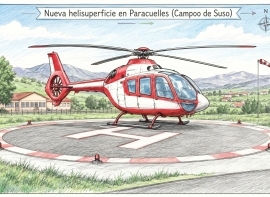 Campoo de Suso avanza en la helisuperficie de Paracuelles