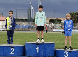 El campurriano Marcos Guti�rrez Serna se proclama campe�n de Cantabria de Atletismo en la categor�a 500m S10 