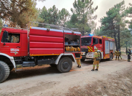 Cantabria enviar� hoy un nuevo operativo con 10 bomberos y dos Agentes del Medio Natural para colaborar en las tareas de extinci�n de los incendios de Madrid y �vila