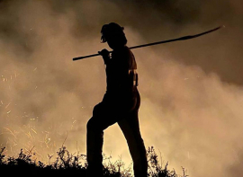 Cantabria tiene 25 incendios forestales activos, 5 controlados y uno estabilizado