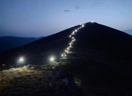 Unas 140 personas coronaron el Liguardi bajo las estrellas