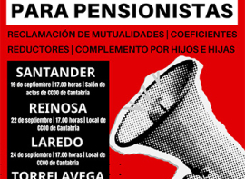 CCOO inicia una ronda de jornadas informativas para pensionistas en las que abordarn las mutualidades o la jubilacin