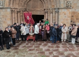 Cervatos se vuelca con San Blas